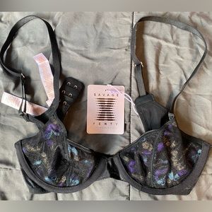 Colorful Savage Fenty black bra